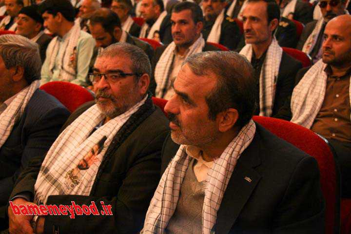 آئین نکوداشت جانباز 70 درصد جنگ تحمیلی در میبد 