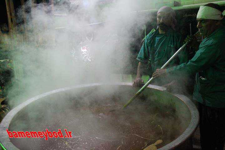 آیین سمنو پزی در شهیدیه 